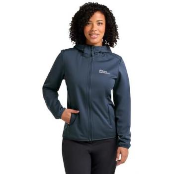 Jack Wolfskin Windhain Hoody W XS – Damen, blau, 100 % Polyester