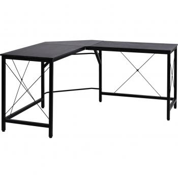 HOMCOM Moderner Computertisch 150x150x76cm L-Form