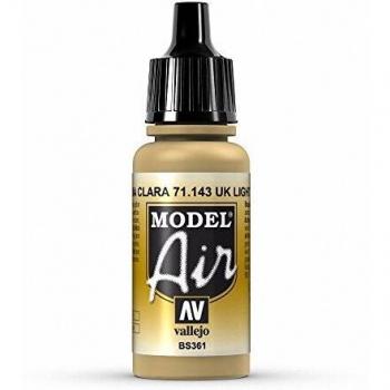 Vallejo Airbrushfarbe UK Light Stone 17 ml