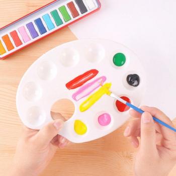 Durable 10-Well Palette for Artists