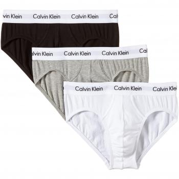 Slip Calvin Klein Style Classic nero bianco grigio(3 unità)