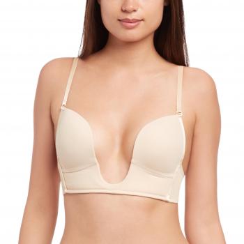 MAGIC Bodyfashion Bügelloser BH V-Bra extrem tief fallender Ausschnitt und extra tiefer Rücken