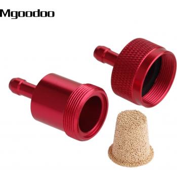 CNC Aluminium Motorrad Kraftstofffilter 1/4 6mm