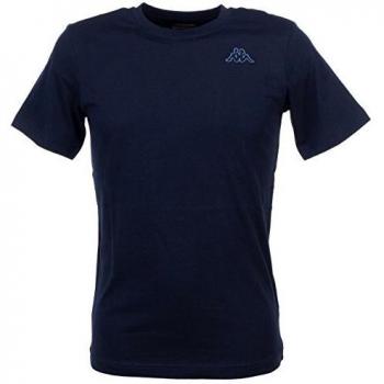 Kappa Café‑T-Shirt Basic, S, Blau
