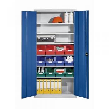 Steel EuroKraft Pro Storage Box – 12 Front‑Open Slots