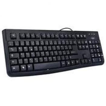 ADJ TA131 Pure Tastiera Cablata USB, Layout Italiano QWERTY per PC/Laptop/Notebook/Windows, 105 Tasti, Ergonomico, Nero