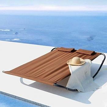 Lettino da giardino a dondolo per 2 persone Coachella