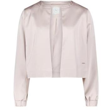 Grau einfarbiger BETTY & CO Blazer‑Jacke (Kurz, 1/1 Arm)