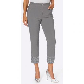 Jersey 7/8-Hose für Damen, Innenbeinlänge 65 cm