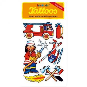 Lutz Mauder Feuerwehr Benny Meister Tattoo (One Size)