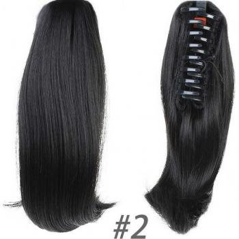 Allaosify Heat‑Resist Synthetic Short Pony – natürliche Klaue