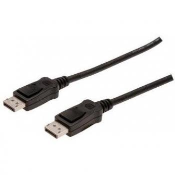 Cable Displayport 1.2 4K 1m UL20276 Apantallado con Conectores Niquelados