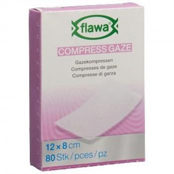 FLAWA Gazekompressen 8x12 cm keimfrei