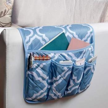 MDSTOP Anti-Slip Armrest Organizer for Couch, Remote Control Holder