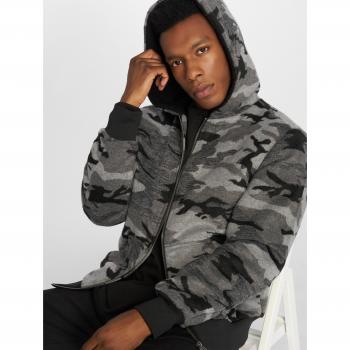 URBAN CLASSICS Winterjacke Urban Classics Herren Camo Zip Jacket (1-St)