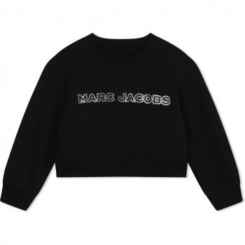 Fille 4AN noir – Marc Jacobs Sweat‑shirt en molleton court