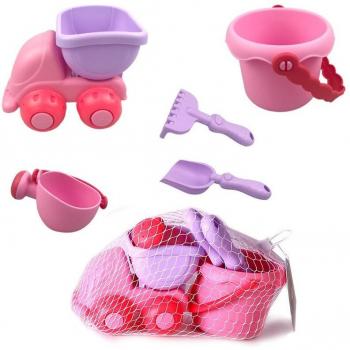 CoastalCraze Soft Rubber Sand Tool Pack – 5 Pieces for Kids’ Outdoor Fun