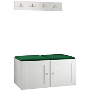 Meuble d'entrée Hartford 376, style contemporain, blanc