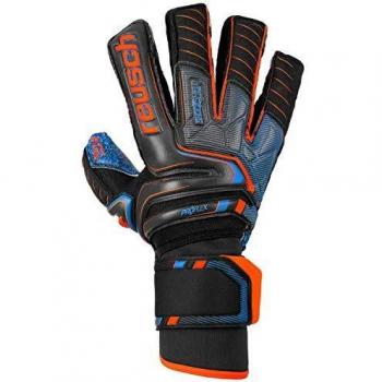 Reusch Herren Goaliator G3 Fusion Ortho‑tec Handschuhe – Black/Shocking Orange/Deep Blue, 11