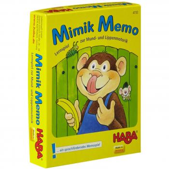 Ersatzkarte für HABA SPIEL MIMIK-MEMO 4732 / grün Affe Nilpferd Bananenkarte