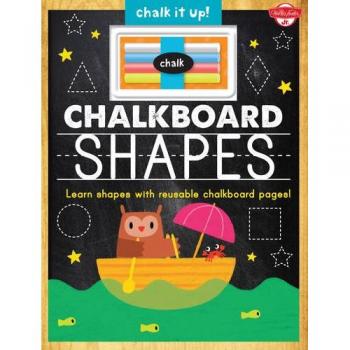 Chalkboard Shapes: Learn your shapes with reusable chalkboard pages!