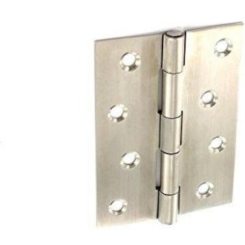 00mm Satin Stainless Steel Butt Hinges by Securit