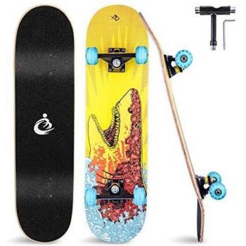 Skateboard Pro 31'' x 8'' con 8 Strati di Legno