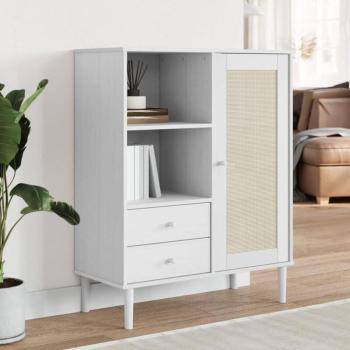 Mueble Torana Aparador de Rattan Superior 90x40x112 cm