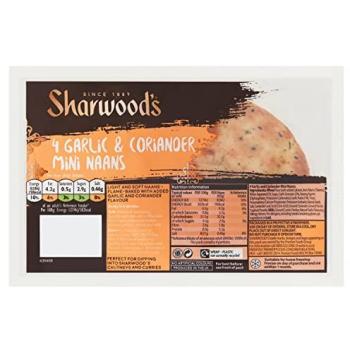 Joybuy UK Mini Naan Breads with Garlic & Coriander