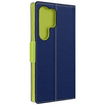 Protector S24 Ultra con Portatarjetas y Soporte, Azul Grisáceo