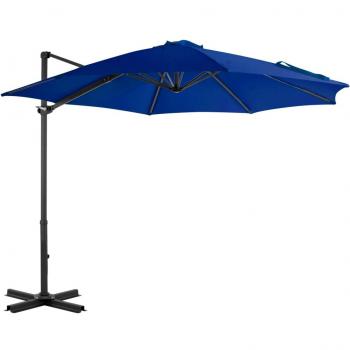 Sombrilla de Jardín Voladiza Azul Celeste 300 cm