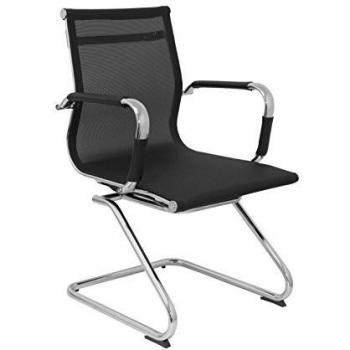 05CPNE Sillón Barrax confidente patín malla negro