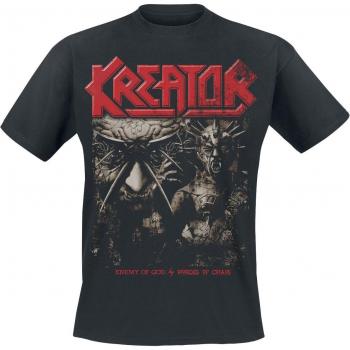 Kreator Merchandise T‑Shirt „Enemy of Chaos“ – XXL, schwarz