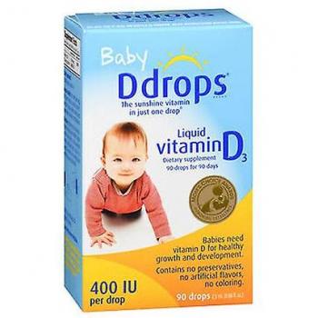 Elbow Baby Vitamine D 90 400 IE Druppels, 0,08 oz