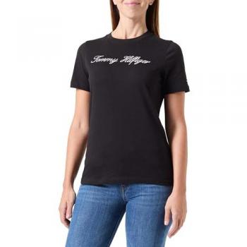 Tommy Hilfiger T-Shirt mit Label-Stitching, Größe XS