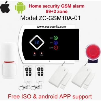 99 Wireless & 2 Wired Zone Security Alarm System
