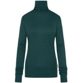 SENSES.THE LABEL Langarmshirt, unifarben in blau