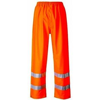 Portwest Pantalon Pluie Résistant au Feu Visibilité Sealtex FR43 Orange