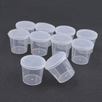 10Pcs 30ml Clear Plastic Measuring Cups for Baking and Chemistry