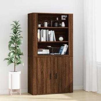Vidaxl Eichen-optik Highboard Braun Holzwerkstoff