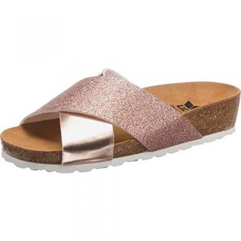 Pantolette LICO Bioline Prime, Gr. 42, rosa, Synthetik
