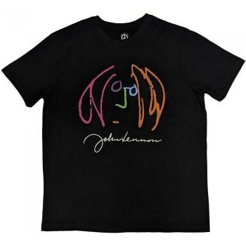 John Lennon Unisex Volwassen Zelfportret T-Shirt XL zwart