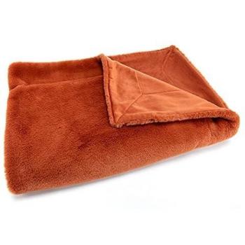 Plaid Doux Luxe Orange 130x170