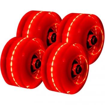 Kit de ruedas LED para patines, conjunto de 4