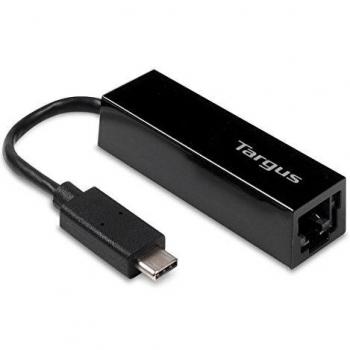 Targus-Adaptador USB-C RJ-45 Targus ACA930EUZ Negro
