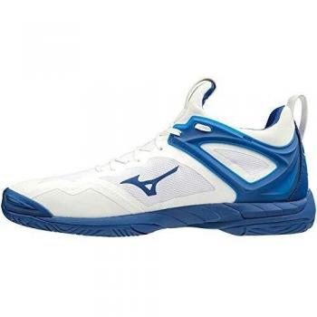 Mizuno Wave Mirage 3 Unisex Hallenschuhe, Weiß, 44 EU