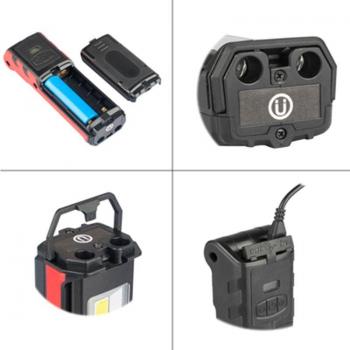 USB Rechargeable COB LED Working Light with Magnetic Base & Hook Dimmable Flashlight 35ED