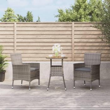 Conjunto de Jardín 3 Pzas con Cojines