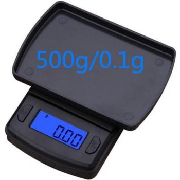 0.1kg-0.5kg Electronic Kitchen Scale x 0.01g Stainless Steel Weighing Tool