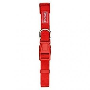 Freedog Collier Rouge Brique, 15 mm nylon